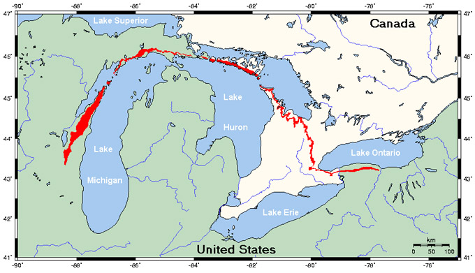 Niagara escarpment